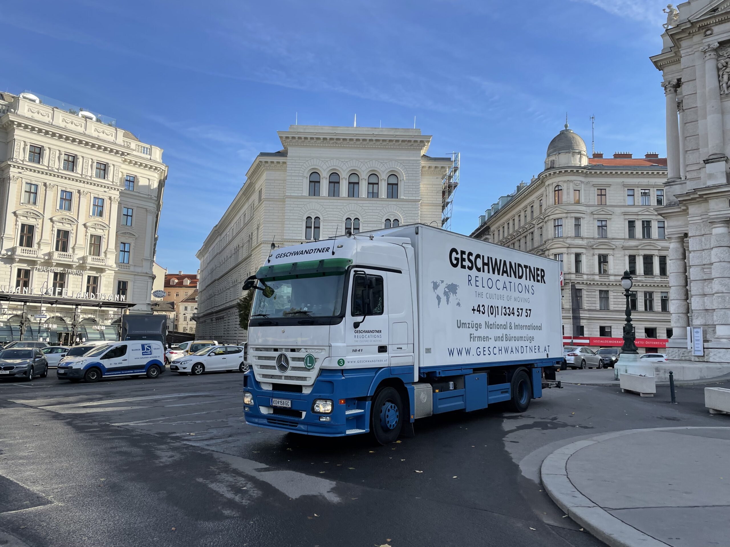 Umzug LKW in Wien