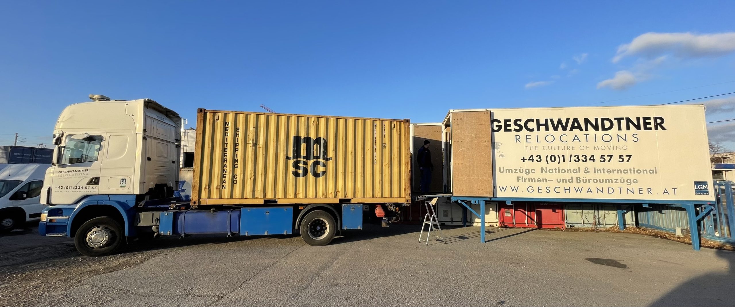 Umzug Container Bruecke Geschwandtner GmbH