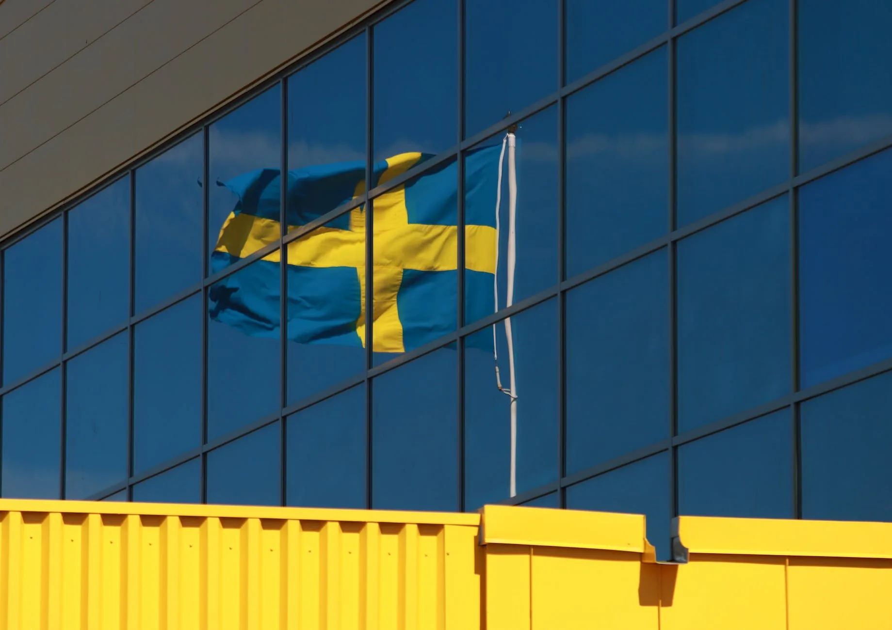 glass panel windows at a building