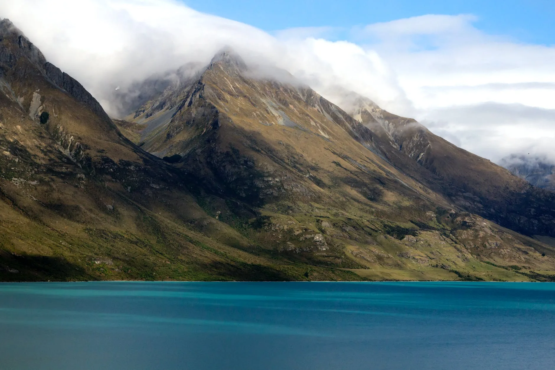 mountain by the ocean